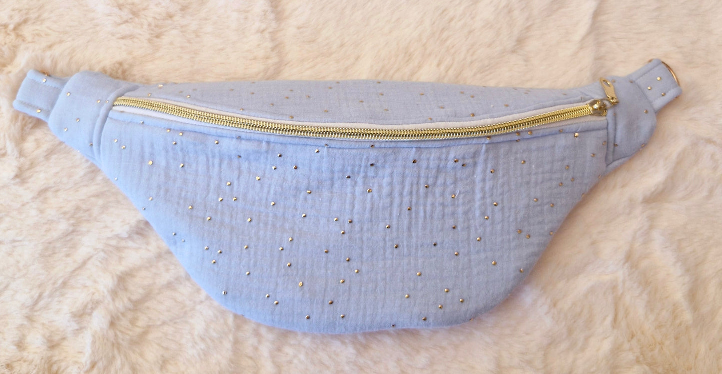 sac banane bleu