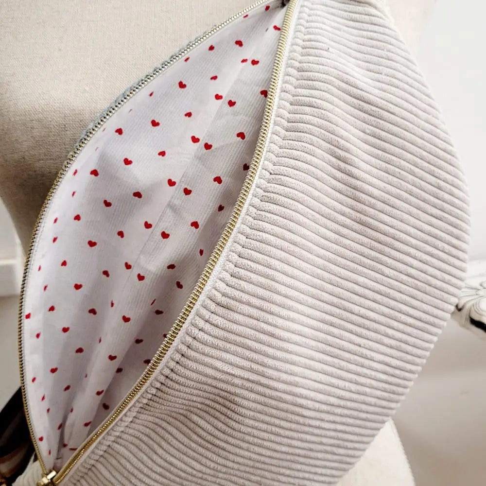 sac banane blanc