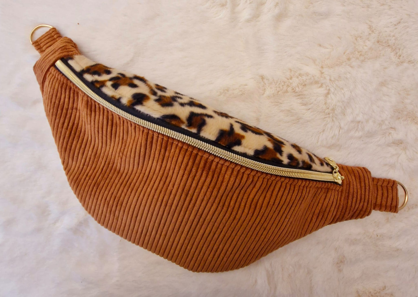 sac banane marron