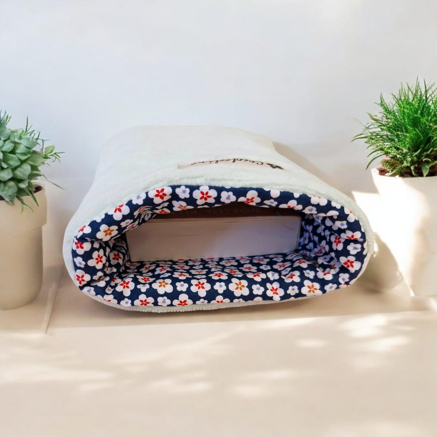 Housse de Livre Molletonnée en Bambou et Coton – Protection Format Livre de Poche cocoleeline