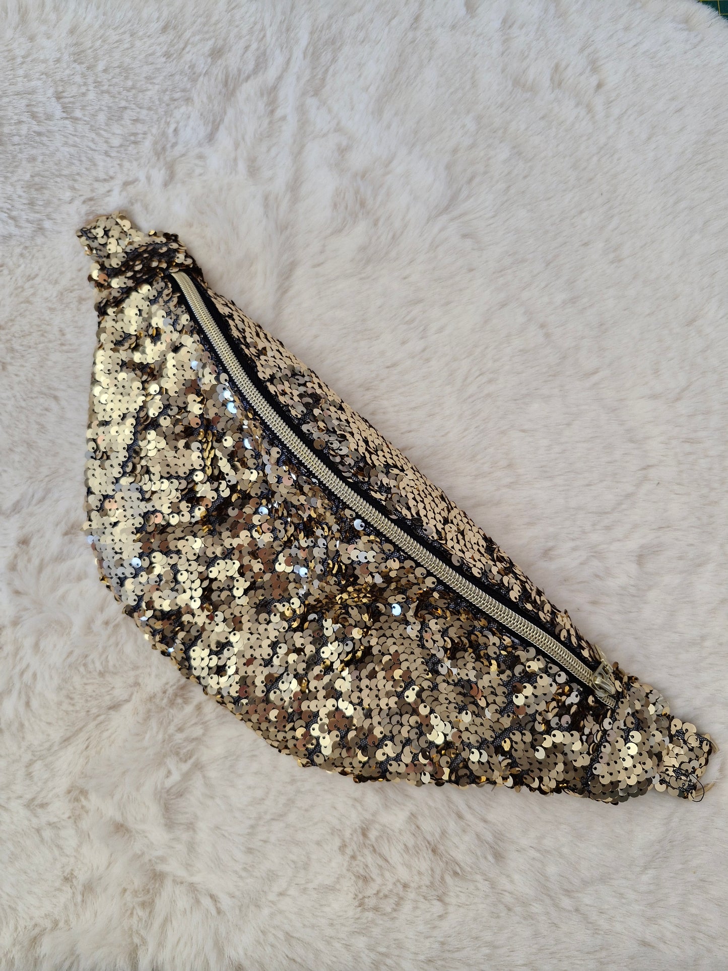 Sac Banane Pailleté en Sequins : Idéal pour Briller en Soirée "DISCO" cocoleeline