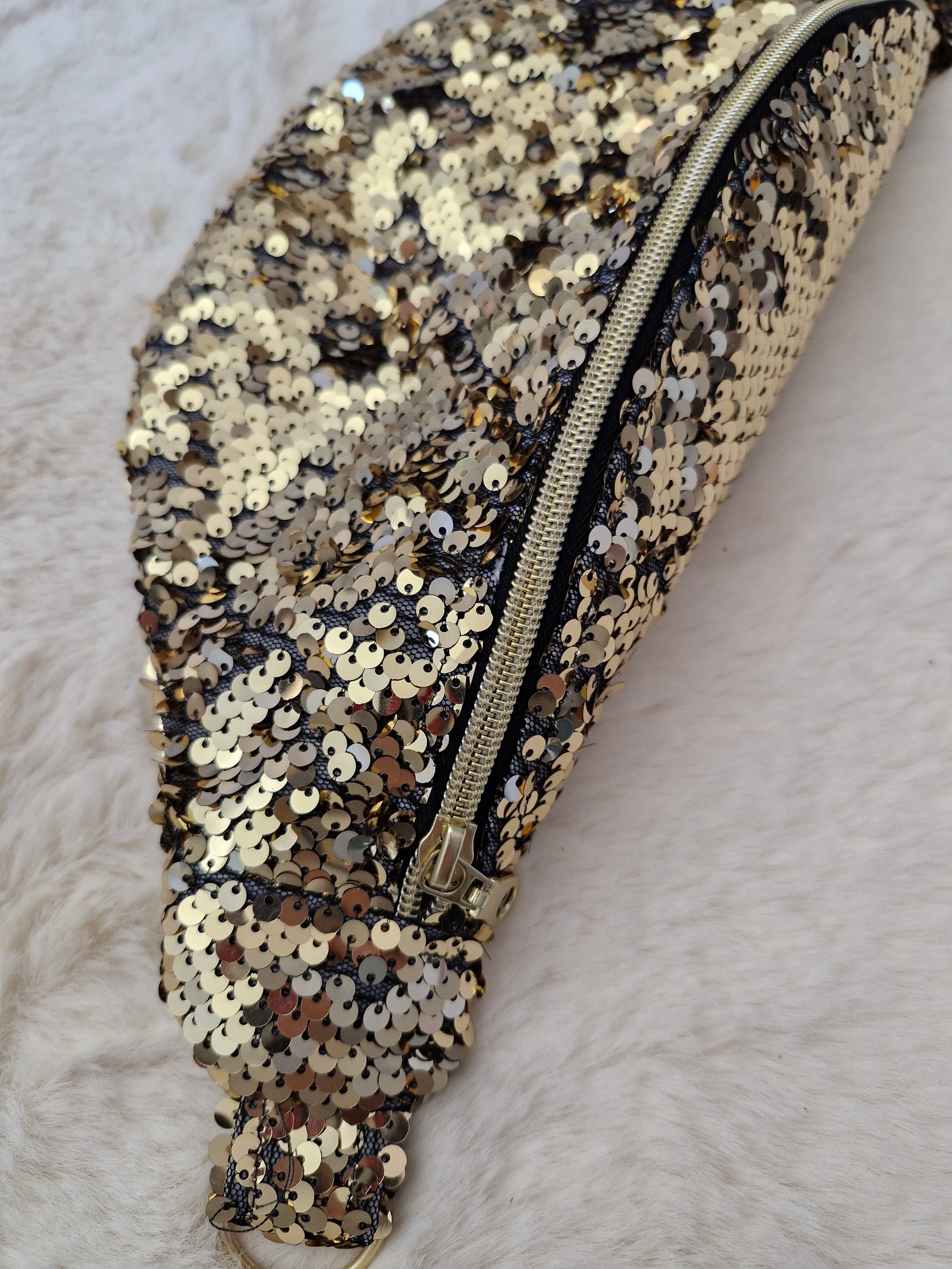 Sac Banane Pailleté en Sequins : Idéal pour Briller en Soirée "DISCO" cocoleeline