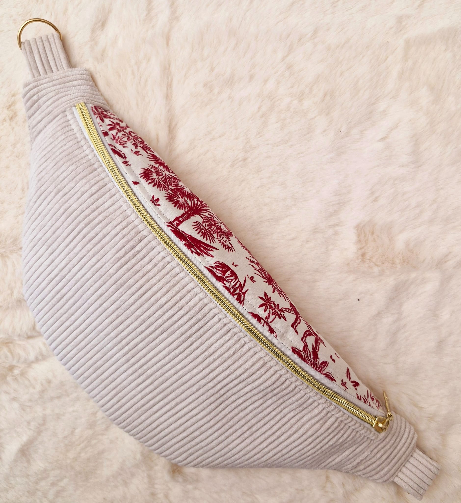 sac banane blanc 