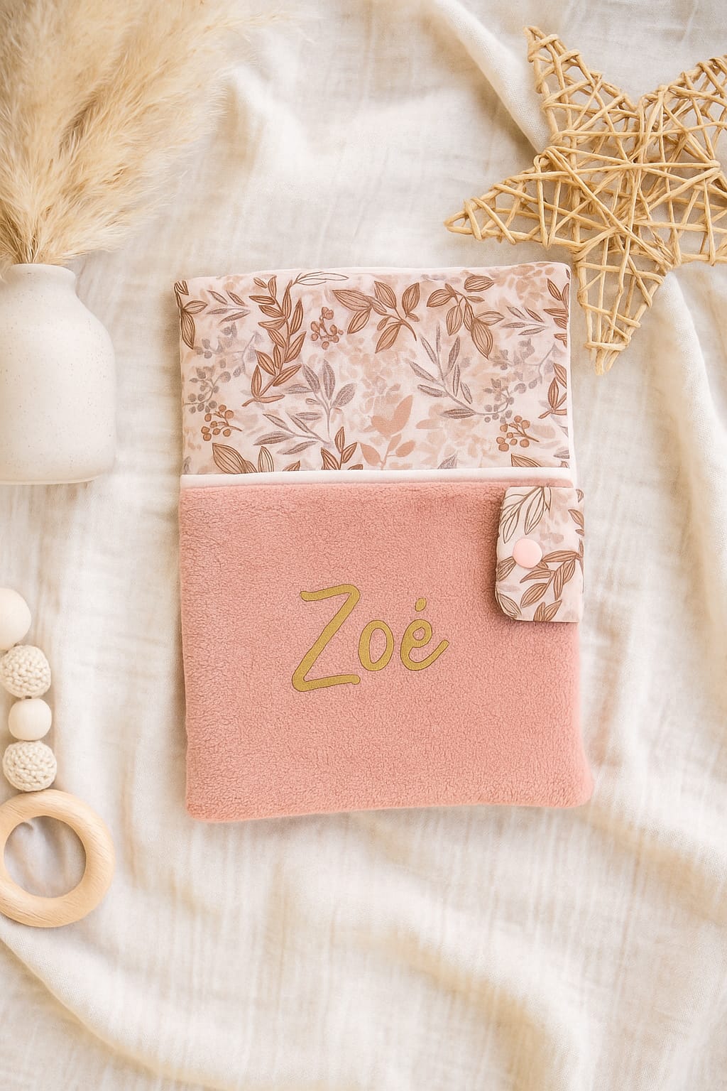 Protège carnet de santé personnalisé – Fait main en France , idée cadeau naissance cocoleeline