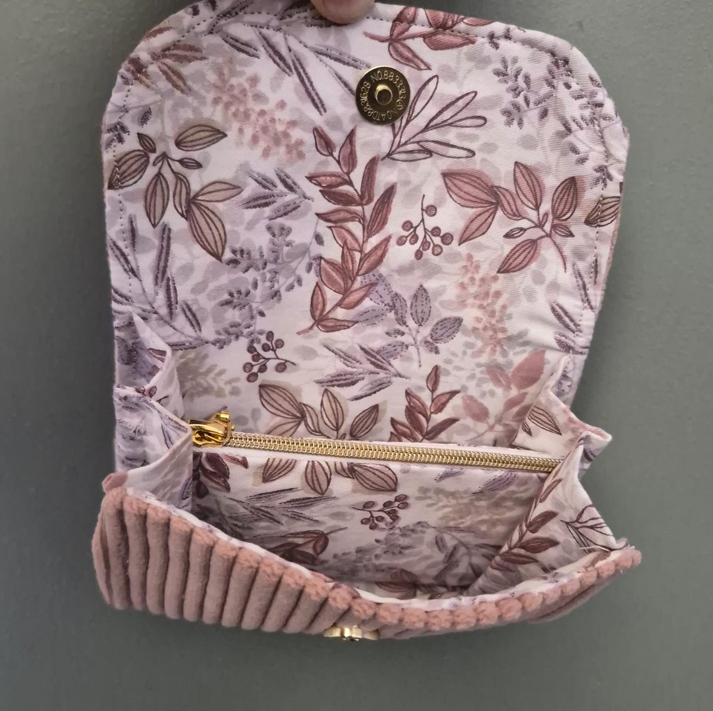 Sac banane fait main en France – Velours côtelé & sangle bohème – Idée cadeau tendance cocoleeline