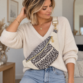 Sac banane femme léopard 100% personnalisable cocoleeline