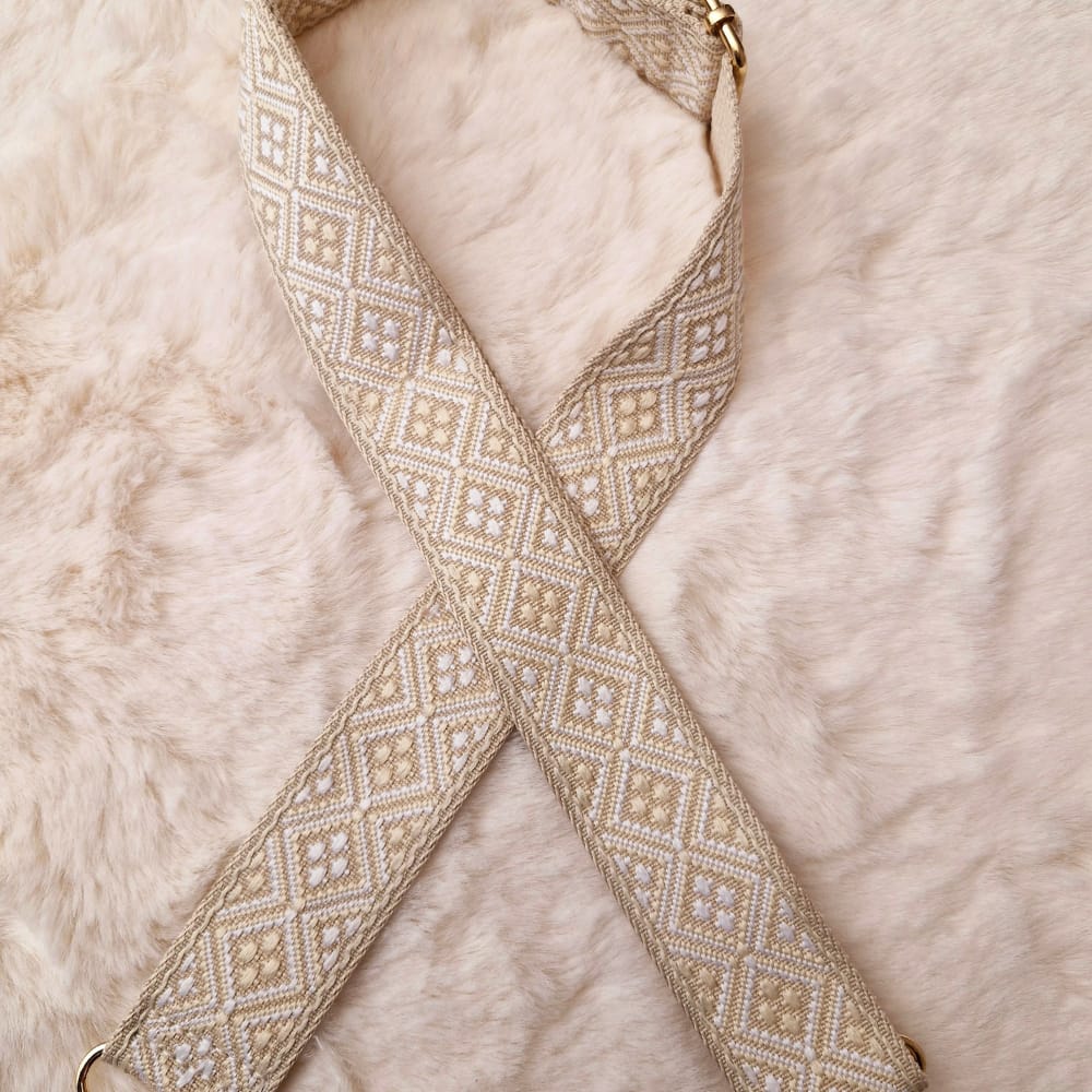 Sac Banane  pour femme Velours Côtelé & Moumoute – Rose, Bleu & Blanc cocoleeline