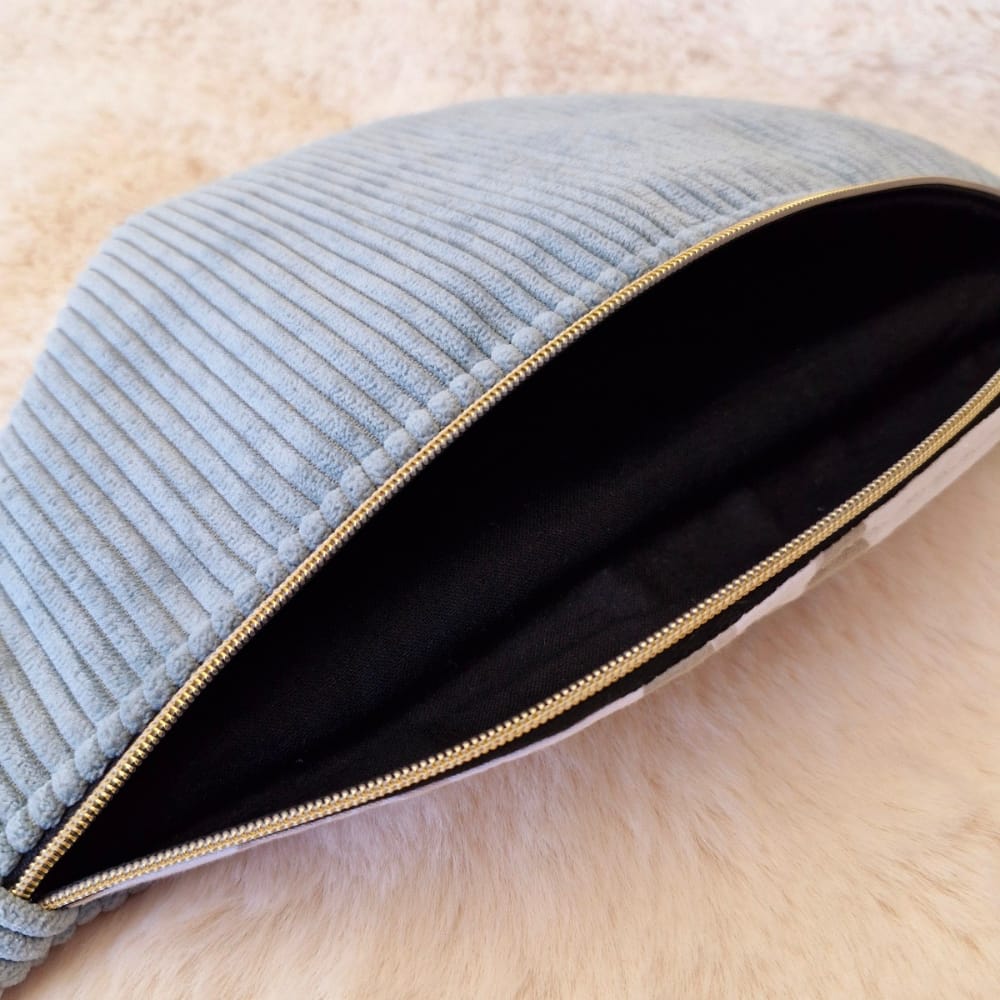 sac banane enfant bleu