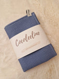 Torchon Bleu en Nid d’Abeille – Extra Absorbant 50x60 cm, Élégance et Praticité cocoleeline