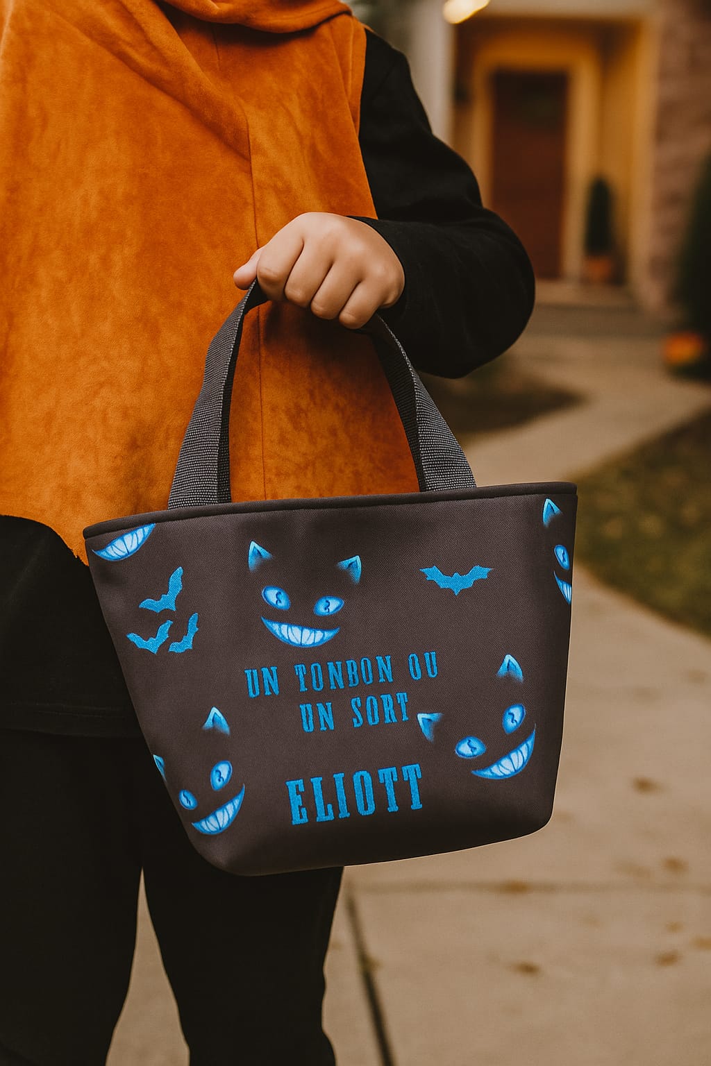 Sac Halloween Enfant Personnalisé,  Chasse aux Bonbons cocoleeline