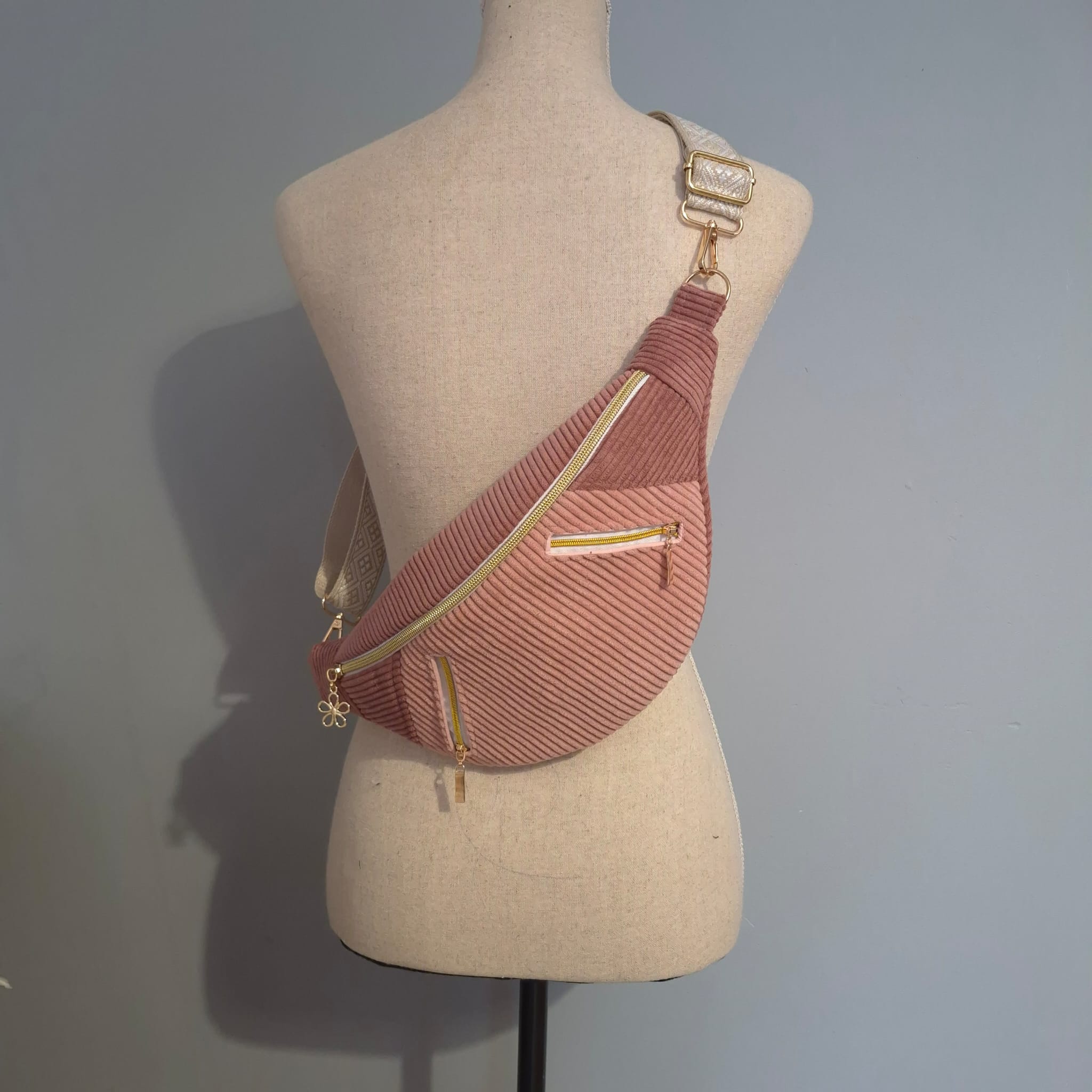Sac banane Rose pour femme cocoleeline