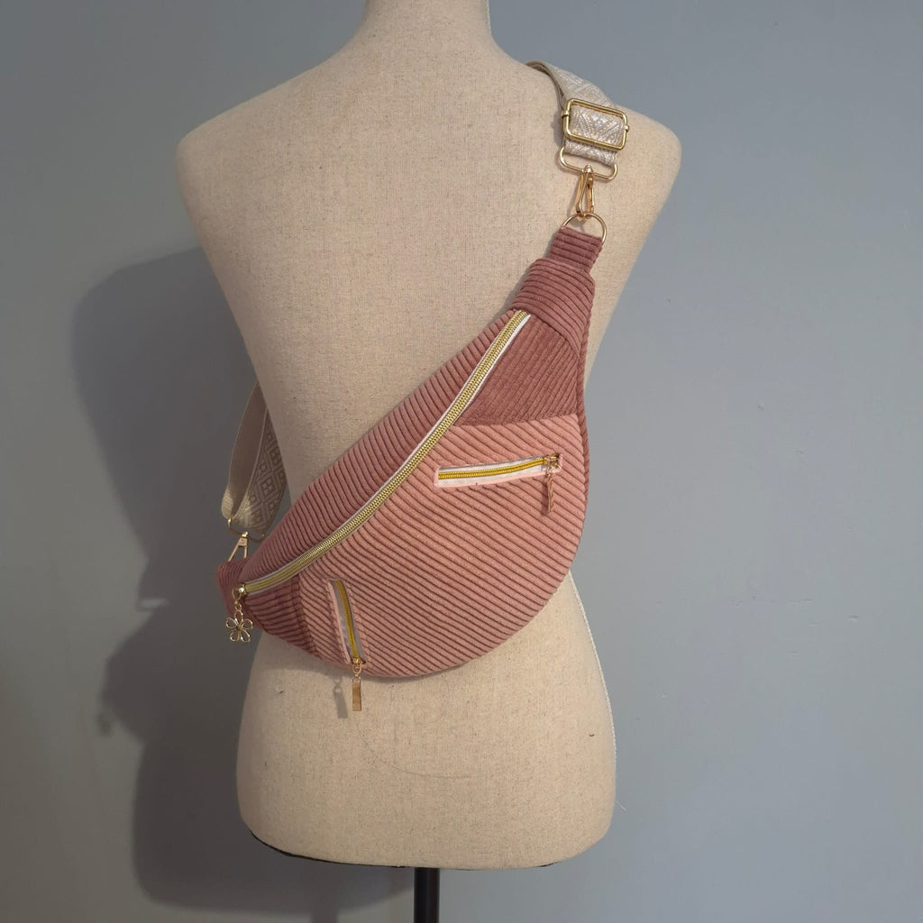 Sac banane Rose pour femme cocoleeline