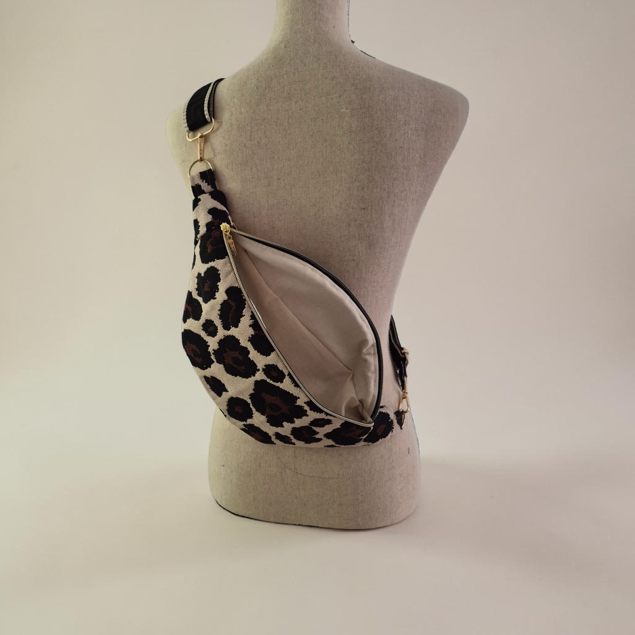 Sac banane pour femme  léopard cocoleeline