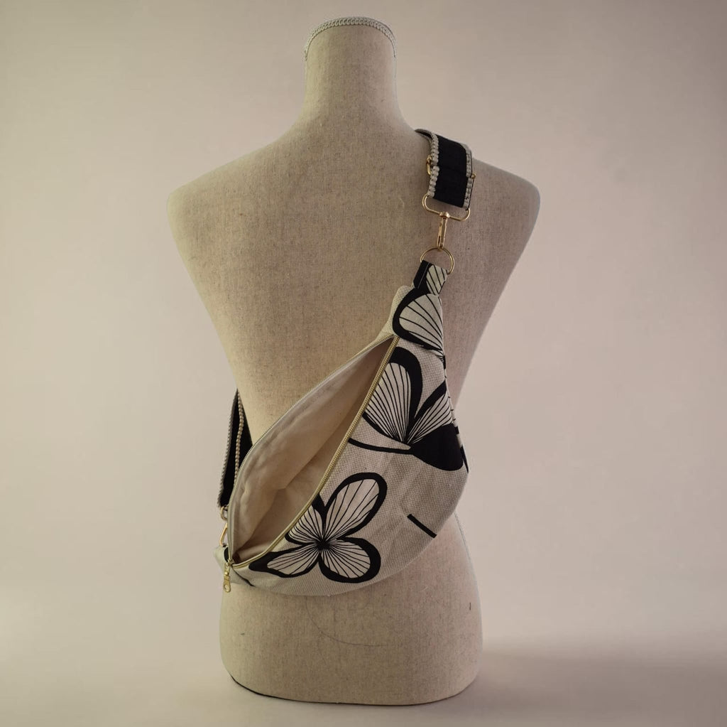 Sac banane pour femme fleuri cocoleeline