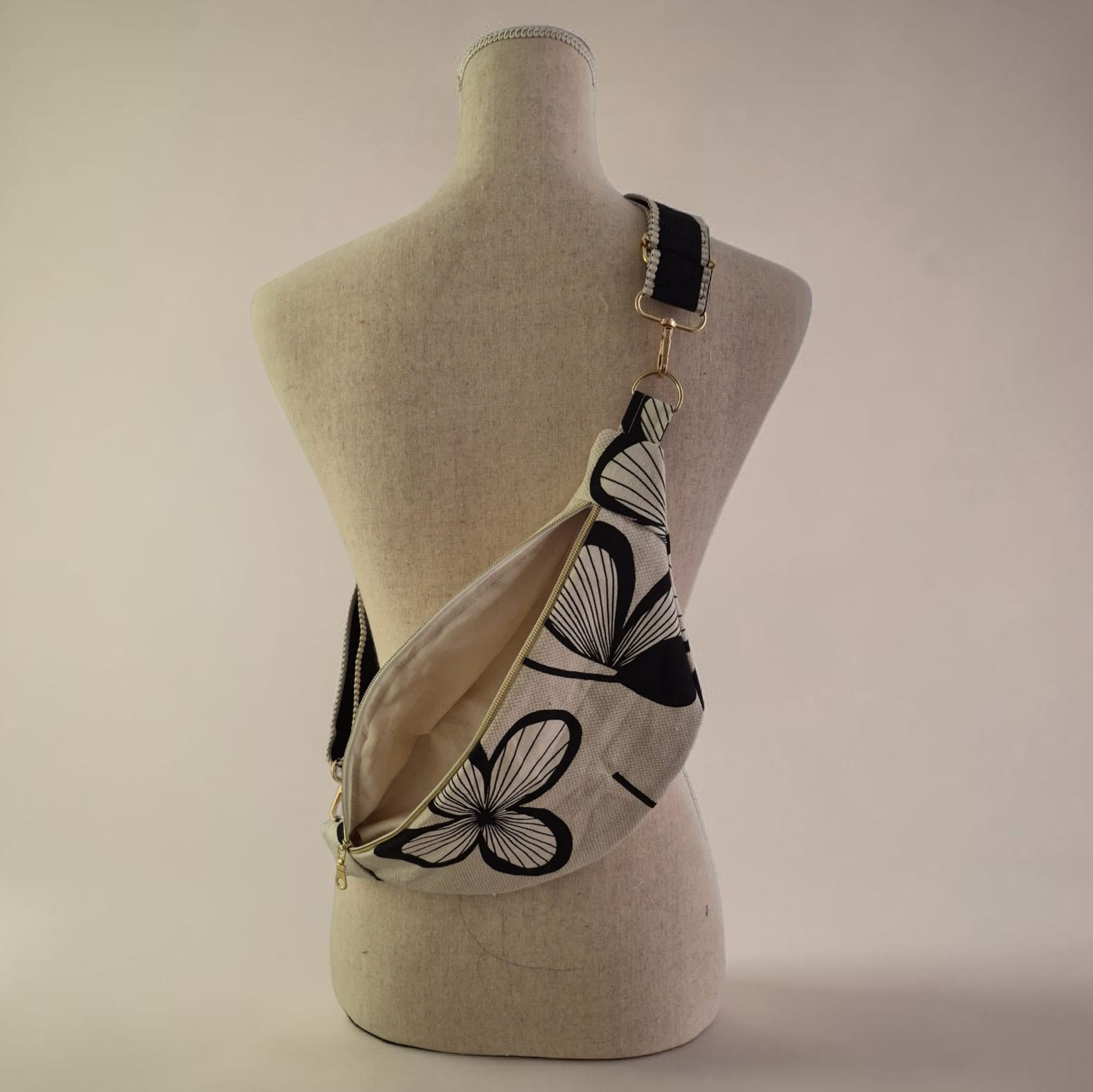 Sac banane pour femme fleuri cocoleeline