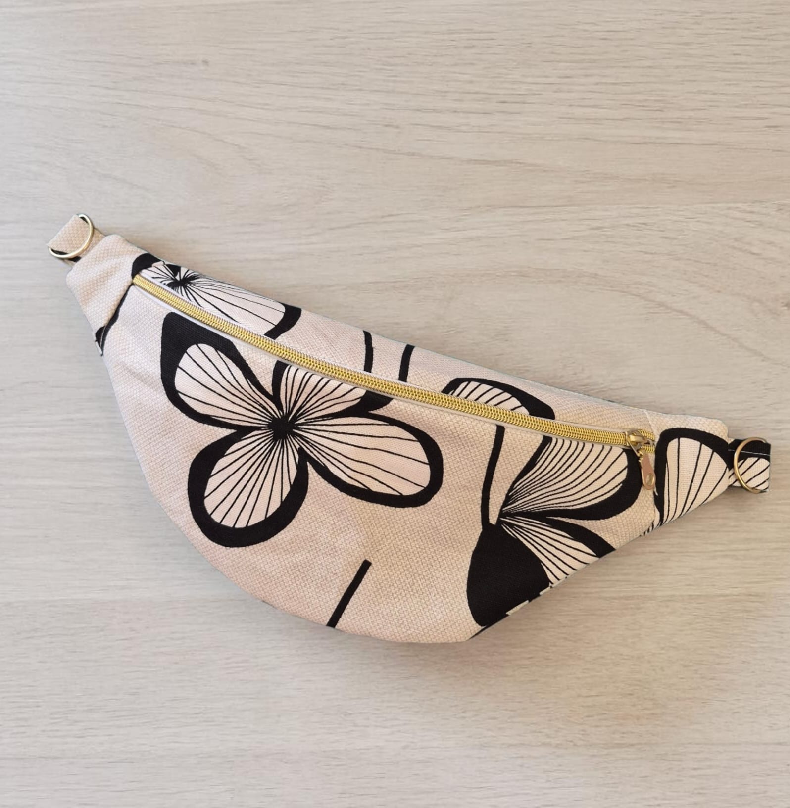 Sac banane pour femme fleuri cocoleeline