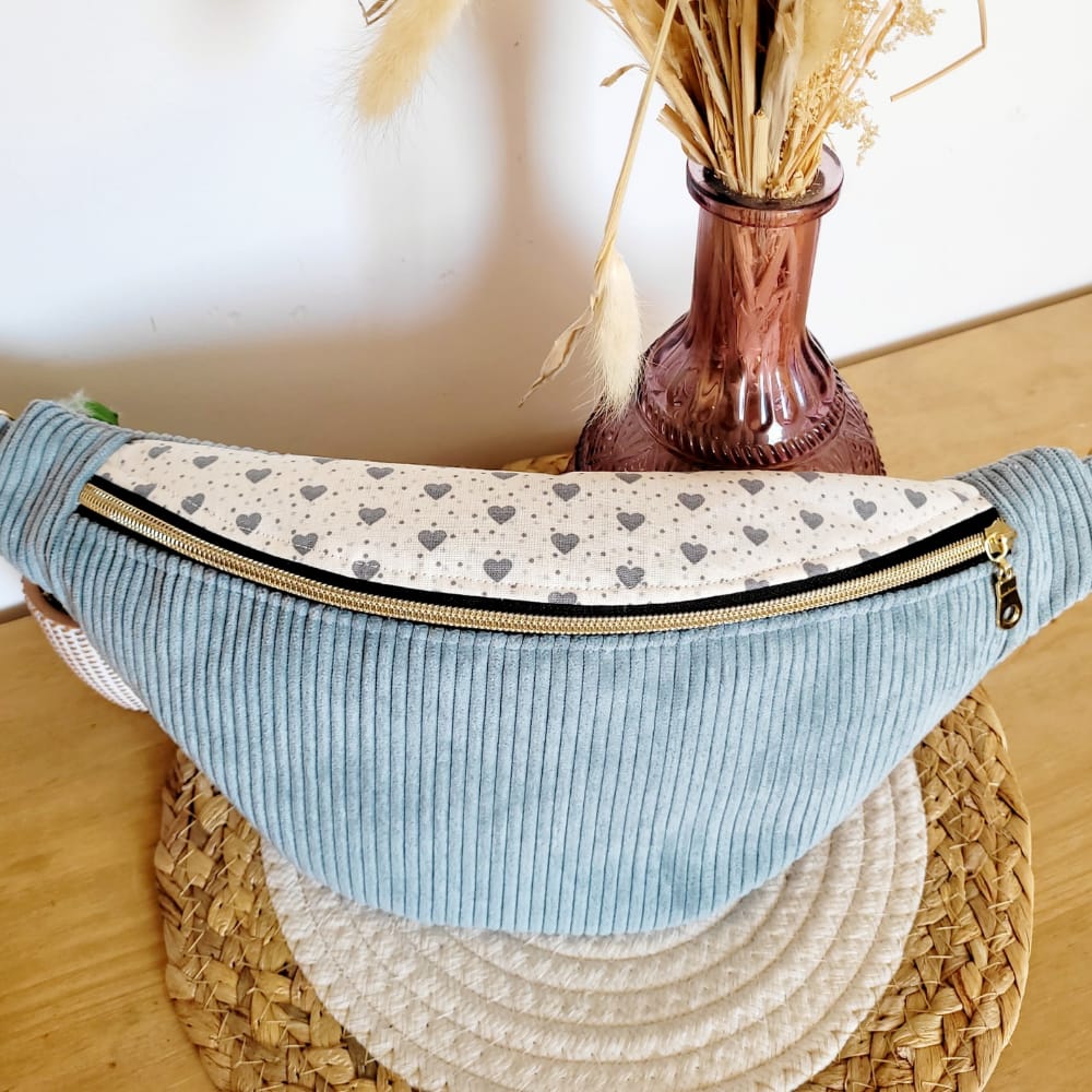 sac banane bleu