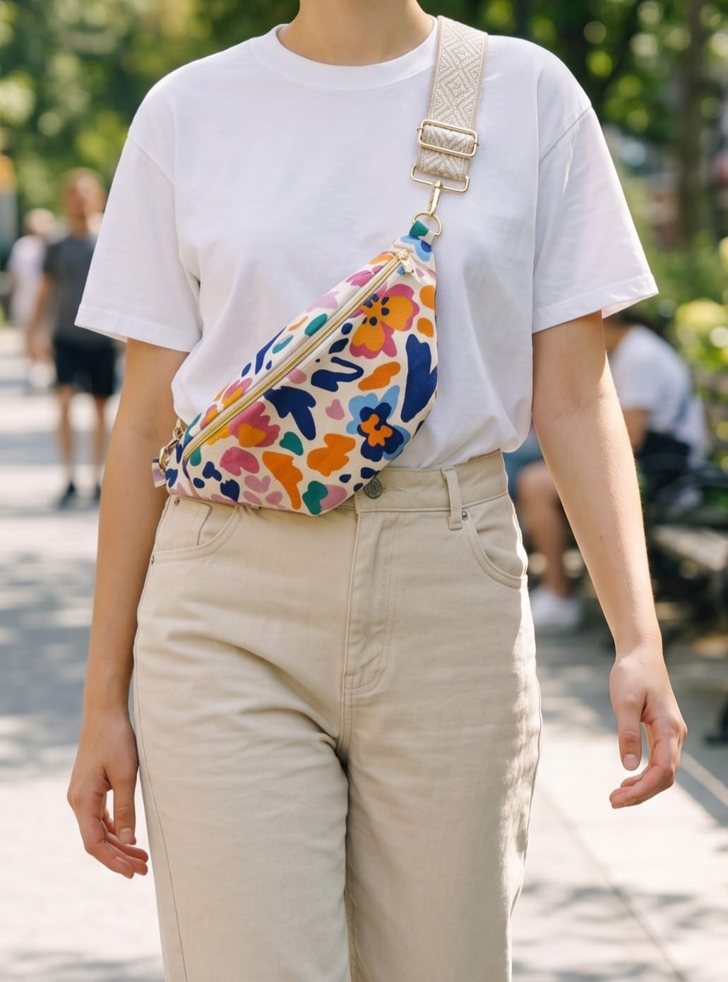 Sac banane Pour femme ou enfant  fait main " MULTIC" Ma boutique