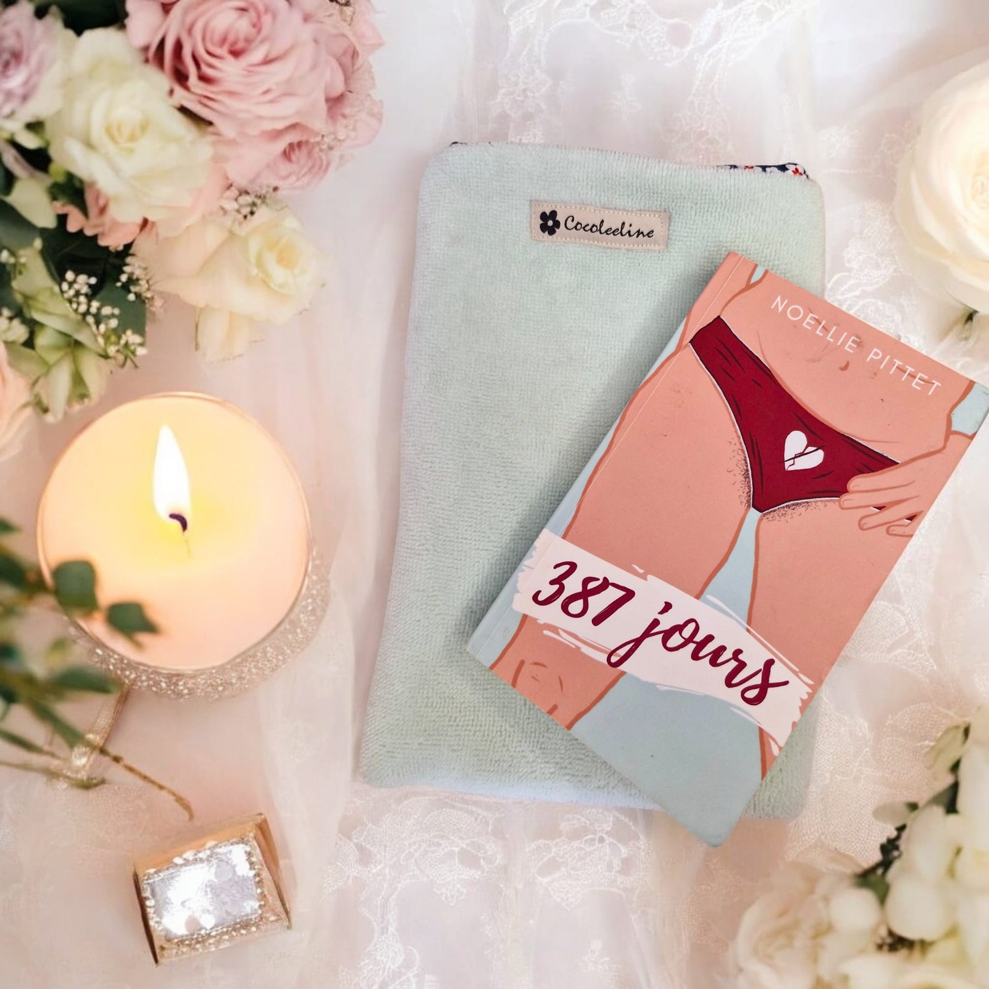 Housse de Livre Molletonnée en Bambou et Coton – Protection Format Livre de Poche cocoleeline