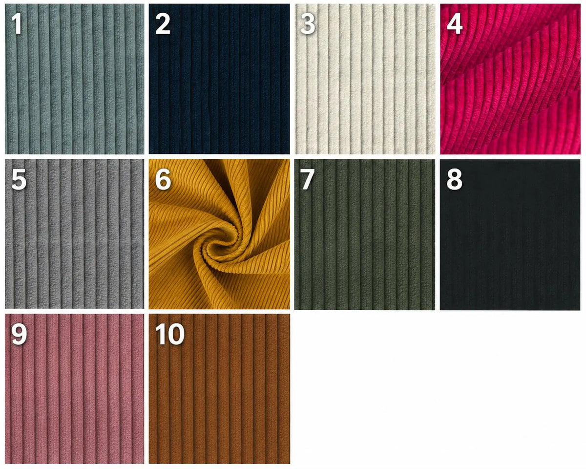 Sac banane pour femme en velours côtelé 100% personnalisable cocoleeline